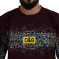 Dolce & Gabbana Bordeaux Crewneck Cotton Tee