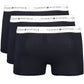 Tommy Hilfiger Sleek Trio Pack Black Boxers – Pure Comfort