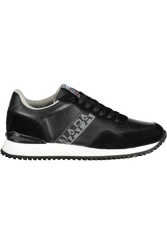 Napapijri Black Polyester Men Sneaker