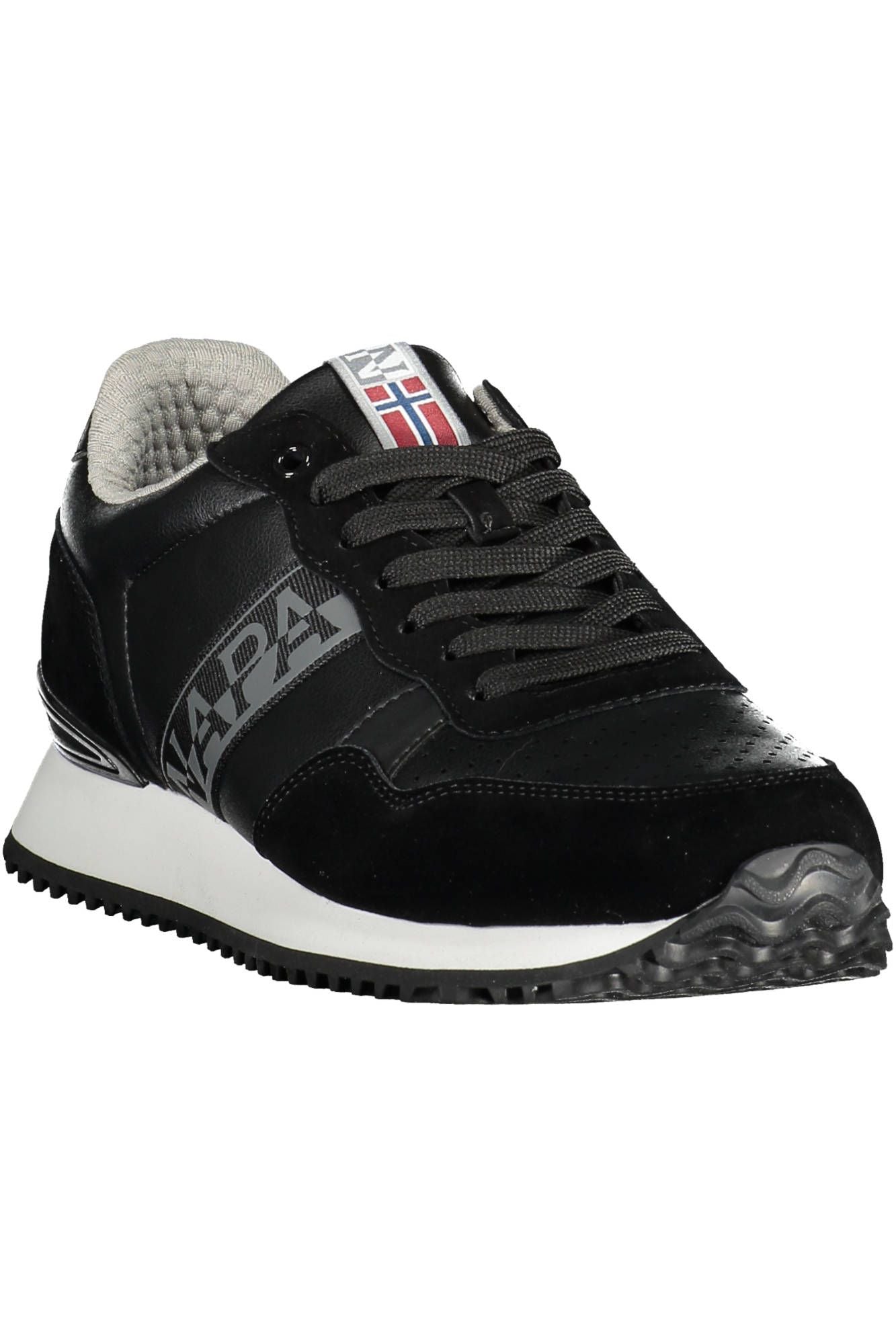 Napapijri Black Polyester Men Sneaker