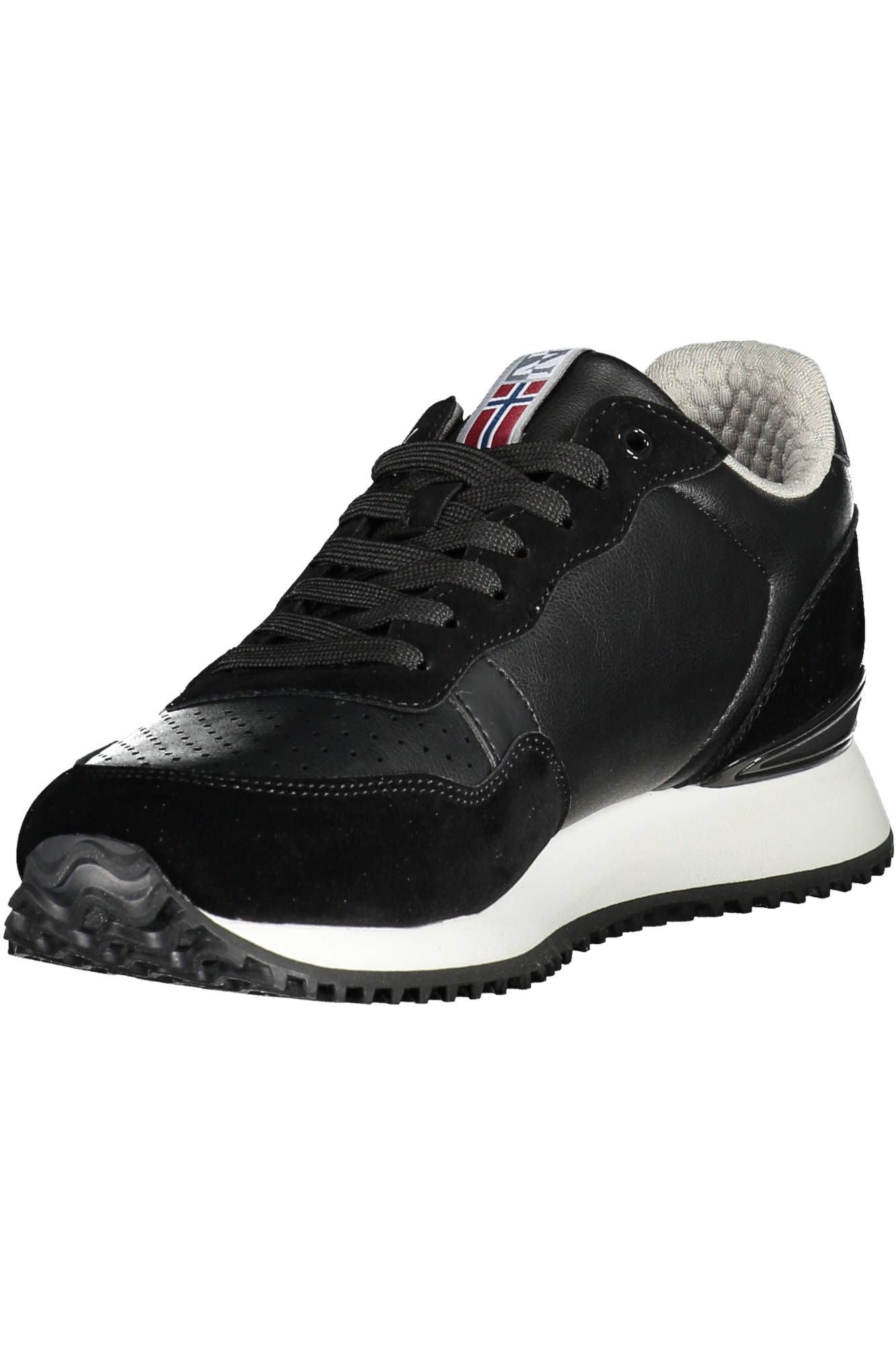 Napapijri Black Polyester Men Sneaker