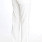 Ermanno Scervino Chic White Striped Straight Fit Pants