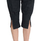 Ermanno Scervino Chic Blue Cotton Casual Pants