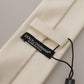 Dolce & Gabbana Off-White 100% Silk Slim Adjustable  Accessory Necktie