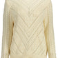 Kocca Elegant Crew-Neck Embroidered Sweater