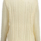 Kocca Elegant Crew-Neck Embroidered Sweater