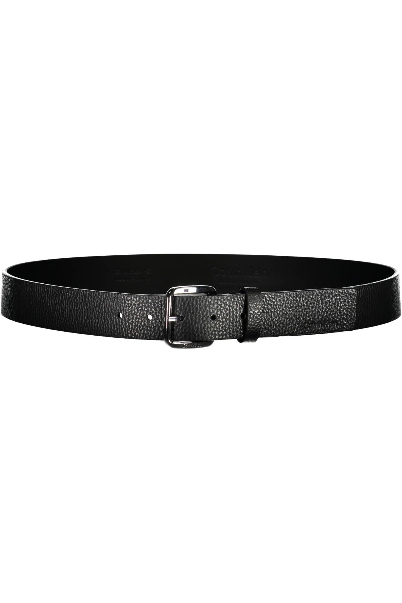 Calvin Klein Elegant Leather Belt with Metal Buckle