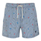 Fred Mello Beachside Elegance Light Blue Shorts