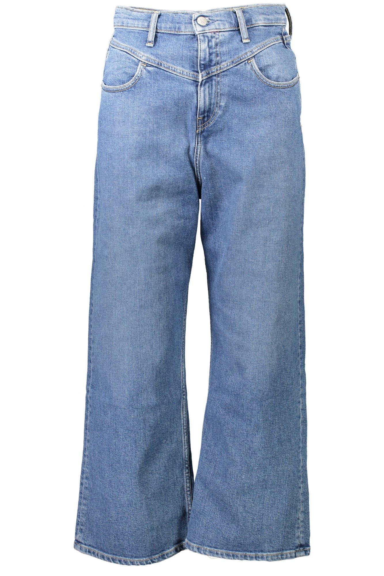 Calvin Klein High Waist Wide Leg Chic Jeans