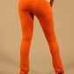 Patrizia Pepe Chic Orange Elastic Waist Leggings