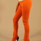 Patrizia Pepe Chic Orange Elastic Waist Leggings