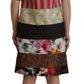 Dolce & Gabbana Patchwork Sheath Mini Dress - Multicolor Elegance