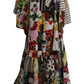 Dolce & Gabbana Multicolor Patchwork Kaftan Dress