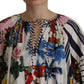 Dolce & Gabbana Multicolor Patchwork Kaftan Dress