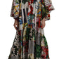 Dolce & Gabbana Multicolor Patchwork Kaftan Dress