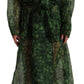 Dolce & Gabbana Enchanting Sheer Silk Organza Trench Coat