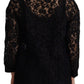 Dolce & Gabbana Elegant Black Long Sleeve Blouse Top