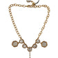 Dolce & Gabbana Elegant Timekeeper Statement Necklace