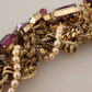 Dolce & Gabbana Sicilian Sparkle Gold-Tone Statement Necklace