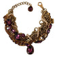 Dolce & Gabbana Sicilian Sparkle Gold-Tone Statement Necklace