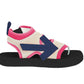 Off-White Fuchsia Neoprene Suede Sandals