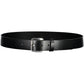 Calvin Klein Sleek Black Leather Belt with Metal Buckle