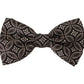 Dolce & Gabbana Elegant Black and White Silk Bow Tie