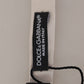 Dolce & Gabbana Gray 100% Silk Adjustable Neck Papillon Tie