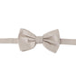 Dolce & Gabbana Gray 100% Silk Adjustable Neck Papillon Tie