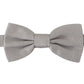 Dolce & Gabbana Gray 100% Silk Adjustable Neck Papillon Tie