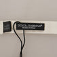 Dolce & Gabbana Elegant Off White Silk Bow Tie