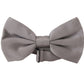 Dolce & Gabbana Gray 100% Silk Adjustable Neck Papillon Tie