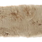 Dolce & Gabbana Elegant Alpaca Fur Shoulder Wrap in Beige