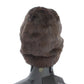 Dolce & Gabbana Luxurious Brown Weasel Fur Beanie