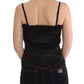 Exte Elegant Black Evening Cami Top