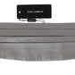 Dolce & Gabbana Elegant Silver Silk Cummerbund