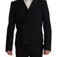 Dolce & Gabbana Elegant Double Breasted Wool Blazer