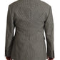 Dolce & Gabbana Elegant Gray Checkered Wool Blazer