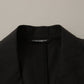 Dolce & Gabbana Elegant Taormina Black Cotton Blazer