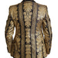 Dolce & Gabbana Elegant Single Breasted Jacquard Blazer