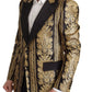 Dolce & Gabbana Elegant Single Breasted Jacquard Blazer