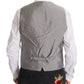 Dolce & Gabbana Elegant Light Gray Silk Blend Suit Jacket Set