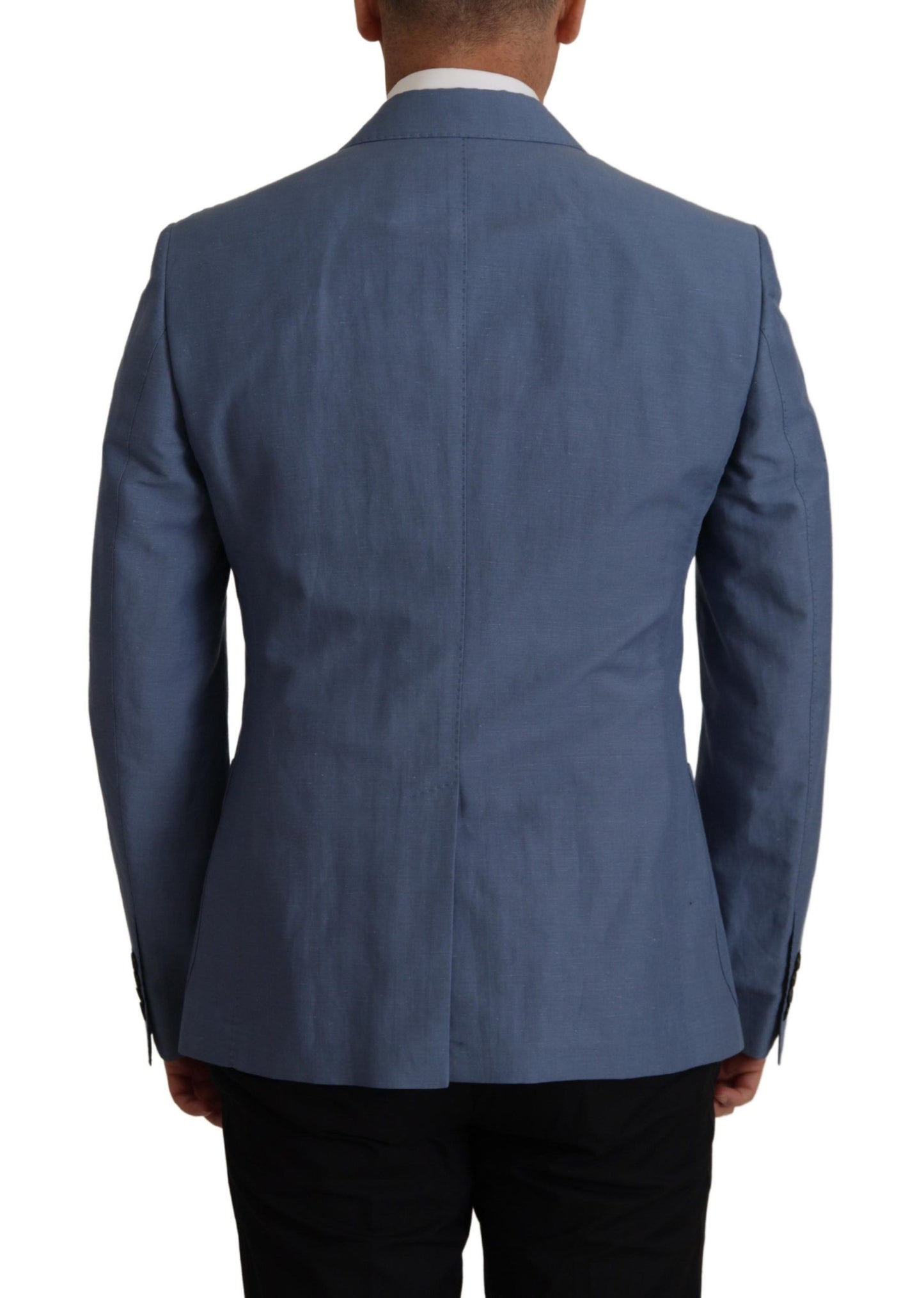 Dolce & Gabbana Elegant Single Breasted Linen Jacket