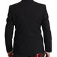 Dolce & Gabbana Elegant Slim Fit Black Blazer Jacket