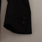 Dolce & Gabbana Elegant Black Cotton-Wool Blend Blazer Jacket