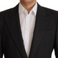 Dolce & Gabbana Elegant Slim Black Wool Blazer Jacket