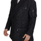 Dolce & Gabbana Sleek Patterned Wool Double Breasted Jacket