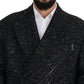 Dolce & Gabbana Sleek Patterned Wool Double Breasted Jacket