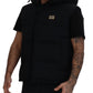 Dolce & Gabbana Sleek Black Hooded Short Sleeve Jacket