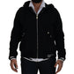 Dolce & Gabbana Elegant Black Bomber Jacket with Hood